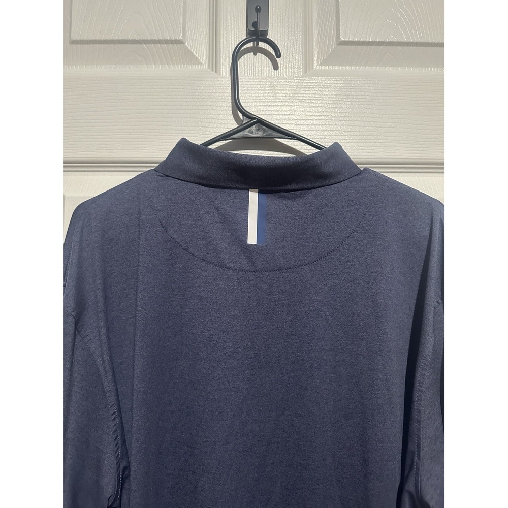 Rhoback The Big Easy Long Sleeve Performance Polo Blue XXL - Picture 6 of 9
